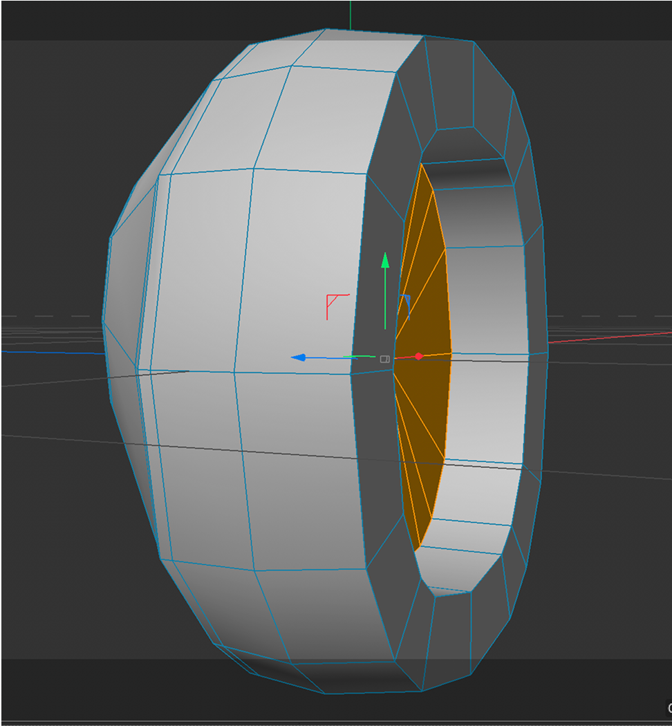 Modelling the headphone using inset, extrude and scale to manipulate the shape and creating indentations.