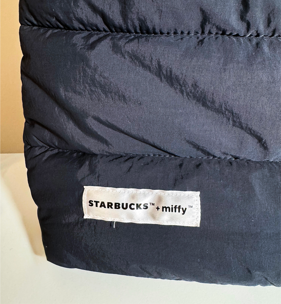 Image of close up on bag details.