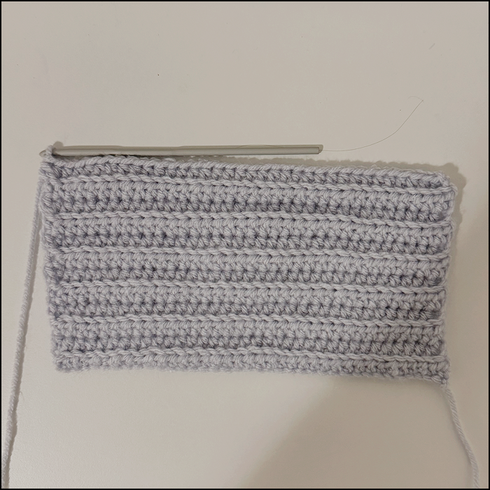 Re-learning how to crochet as experimentation for iterating on wearable circuit requirement for the final project