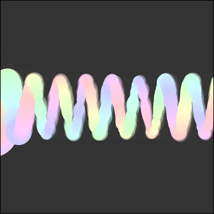 By increating the value of the wave I was able to create a lighter pastel look, leading to potential for more modern or minimalist graphics.