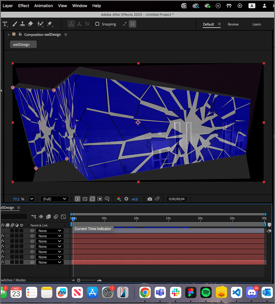 Succesfully added animation to all sides of the SSU building.