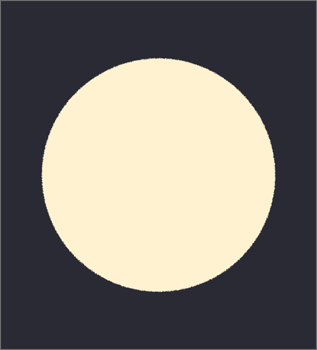 Placing the sun object within a frame and exporting as a png